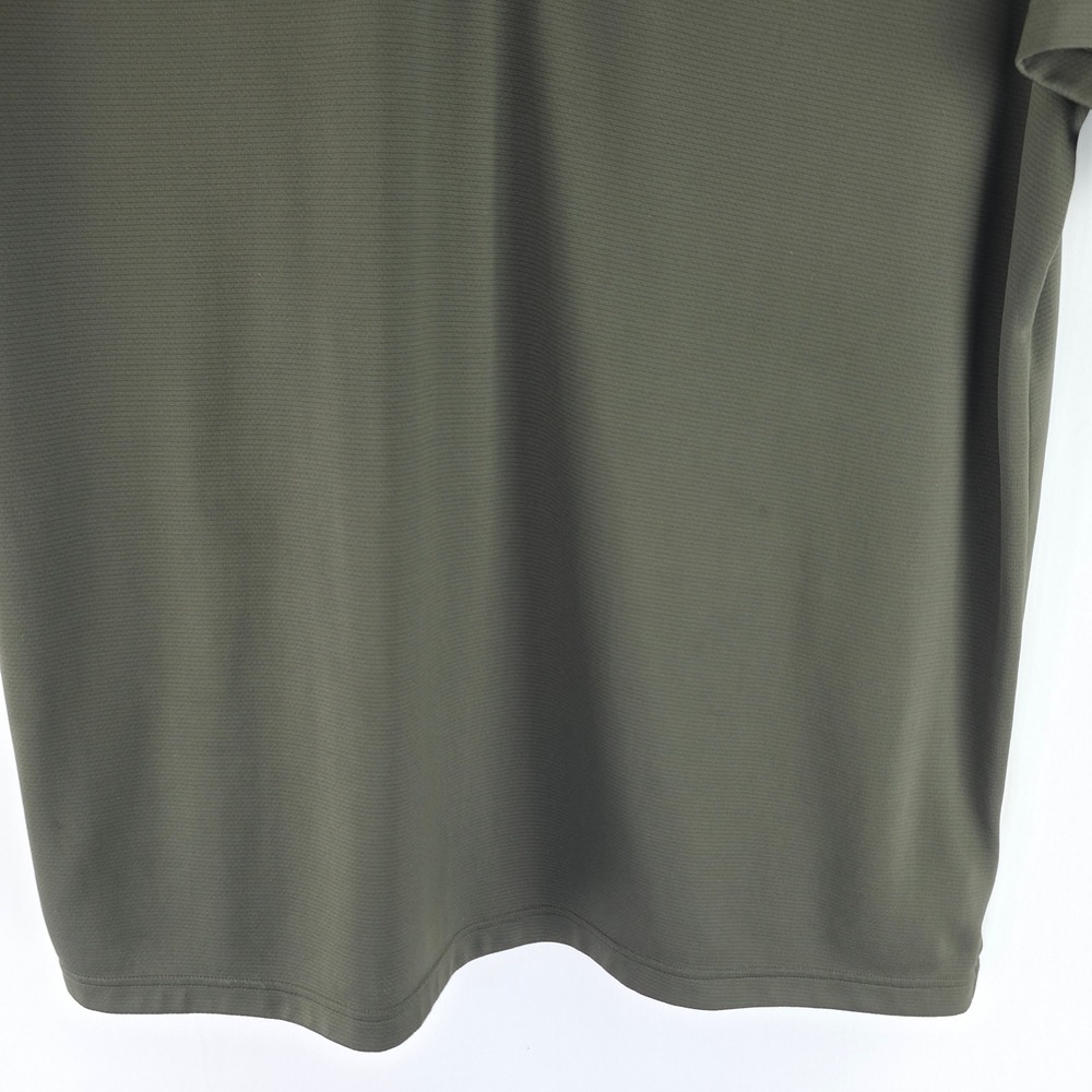 Adidas Polo Shirt Mens 2XL Olive Green Golf Performance Short Sleeve Athletic - Picture 11 of 16